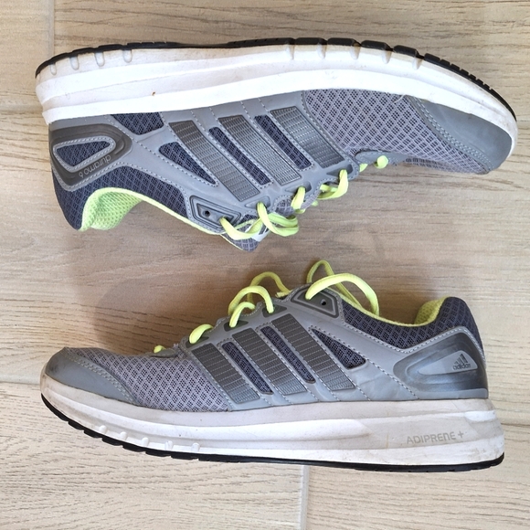 Adidas women's grey and lime running shoes - size 9 - Picture 6 of 9